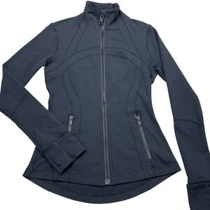 Lululemon Define Jacket Womens Size 4 Black Yoga Athletic Activewear Lightweight